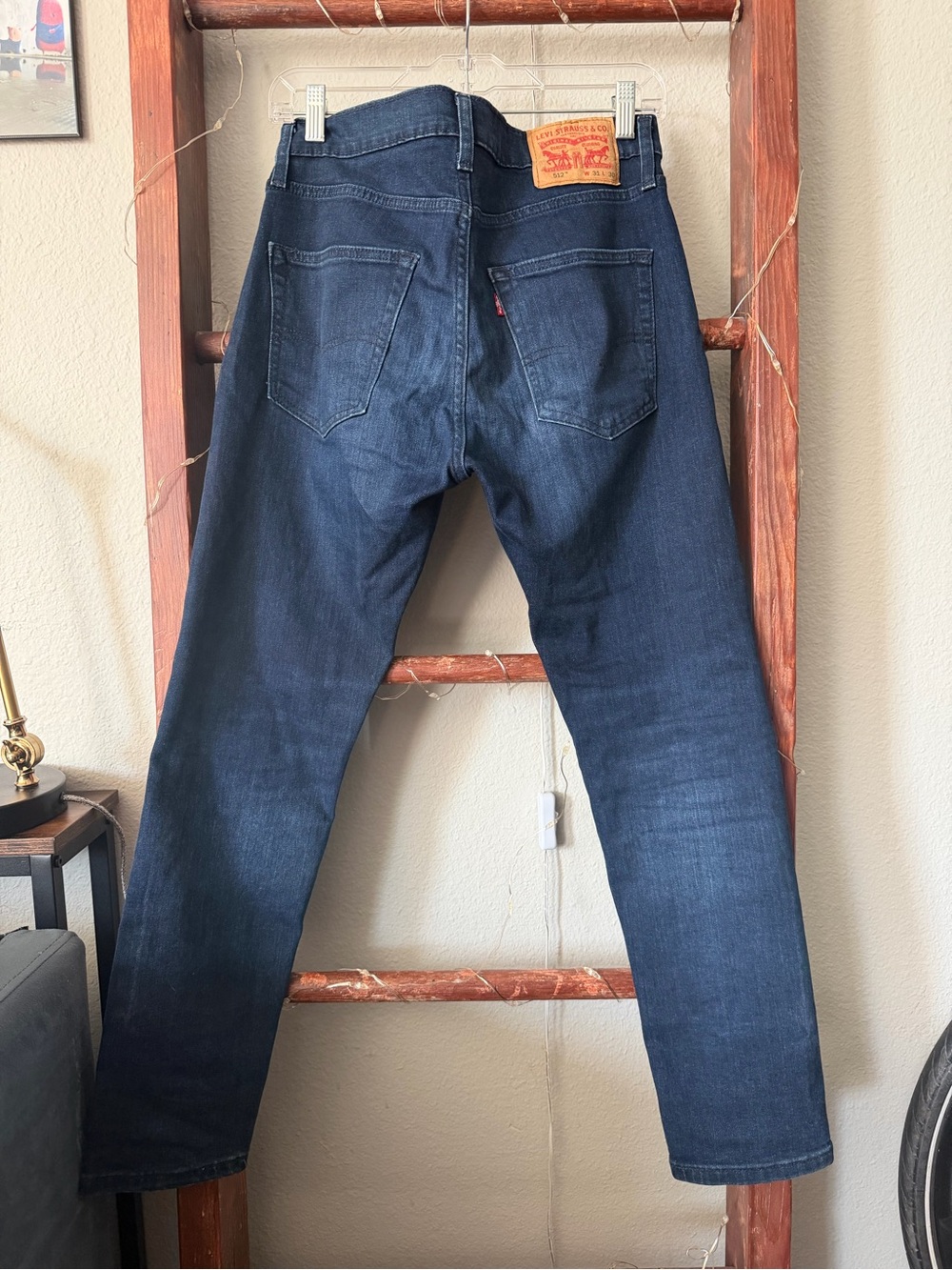 LEVI’S - 512 Men's Dark Blue Straight Leg Jeans